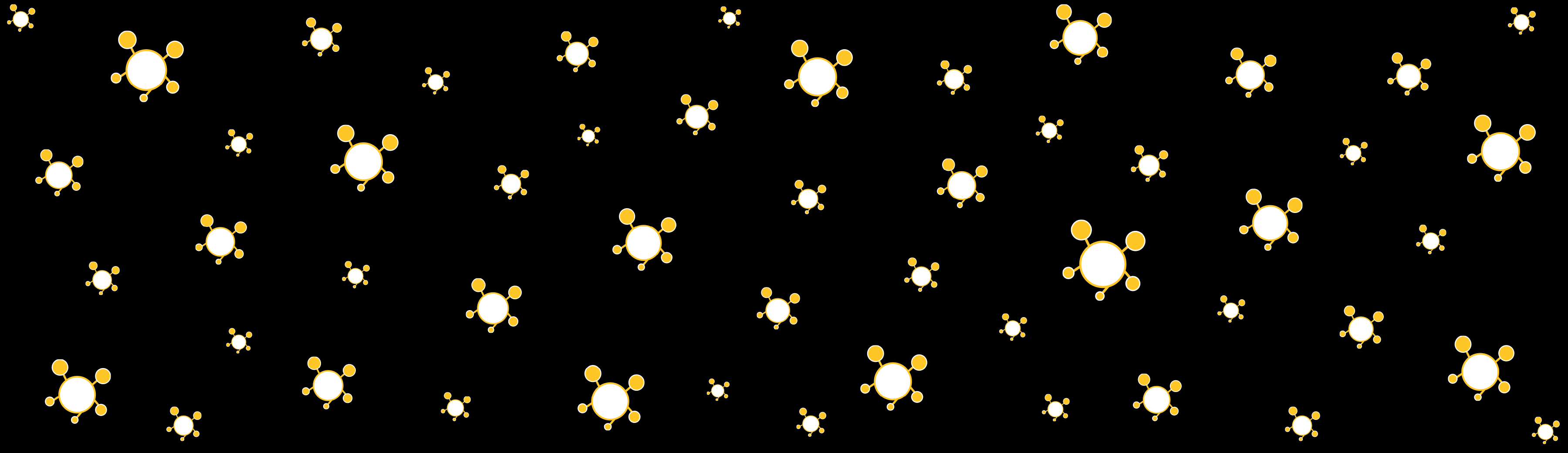 molecules of yellow light