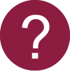 White question mark in a Maroon Circle