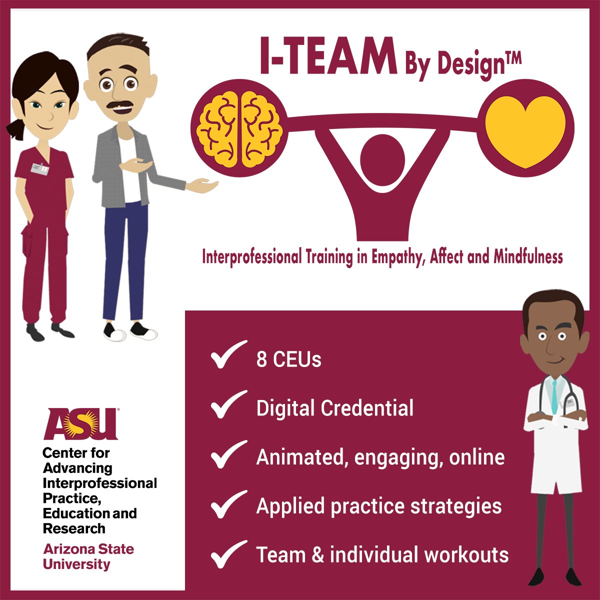 I Team by Design - Interprofessional Training in Empathy, Affect and Mindfulness
